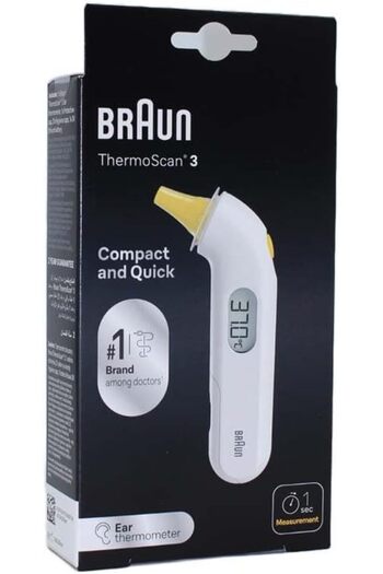 erorex Braun Thermoscan 3 Infrared Ear Thermometer Irt-3030