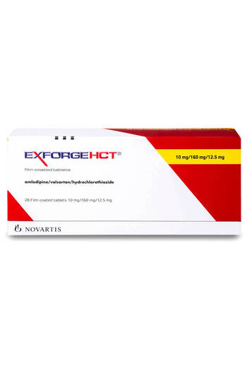 JP Exforge HCT 10/160/12.5 mg 28 tablets