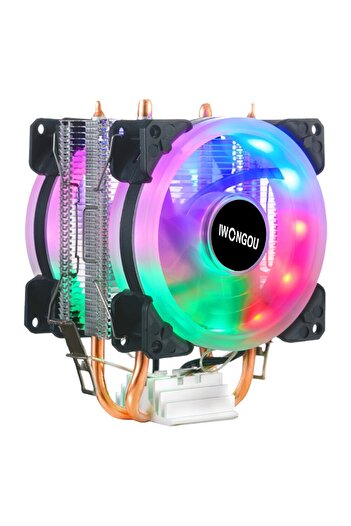 Choice1 2Fan3Pin with Lamp LGA2011-X79-X99-E5 Fixed Color IWONGOU X99 Processor Cooler LGA2011 2 Heatpipes R