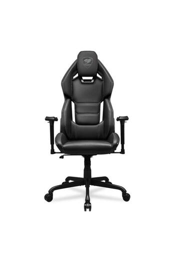 Cougar Scaun Gaming Hotrod Black, Greutate maxima 136 kg, Cotiere ajustabile 3D (Negru)