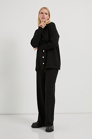 Arma Life Armalife 1115 Yakali Buttoned Blouse-Trrousers Women's Suit
