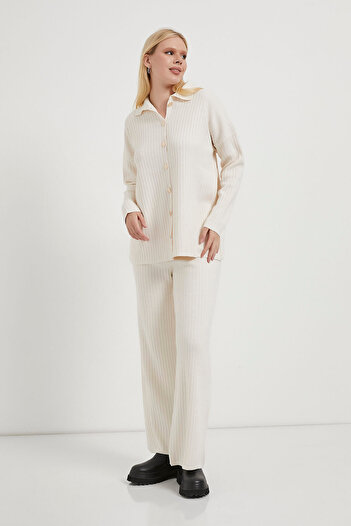 Arma Life Armalife 1115 Yakali Buttoned Blouse-Trrousers Women's Suit