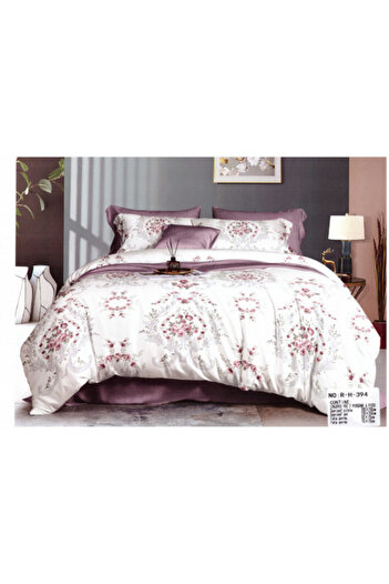 OEM Double Bed Linen, Finet Cotton, 6 Pieces, Floral Model, LJR-130