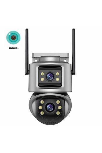 OEM WIFI PTZ Surveillance Camera, TSS-A32, with 2 Lenses, 3MP/3MP Full HD, Night Vision