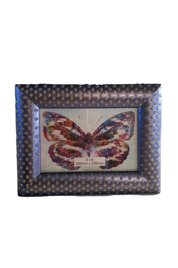 Le Atölye Dark Blue Authentic Photo Frame Small