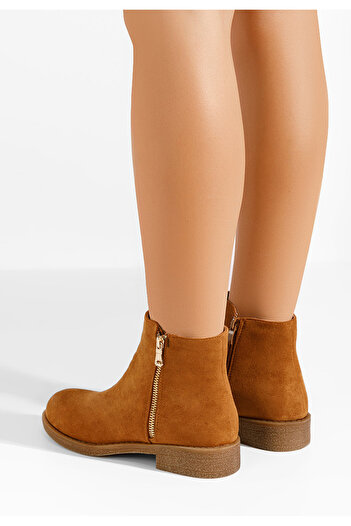 B T Shoes Γυναικεία μποτάκια Marabella ταμπά