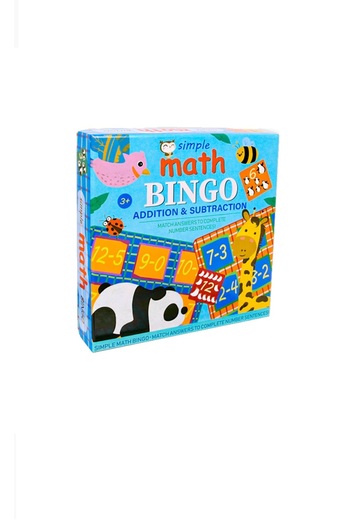 SDX Market Joc educativ Montessori Matematică Bingo simplu
