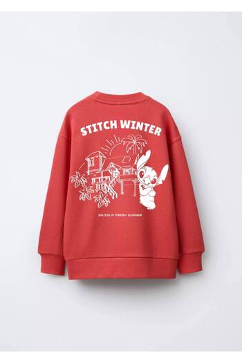 Daisy Dolly Girl's 3-Thread Plain Cotton Sweatshirt