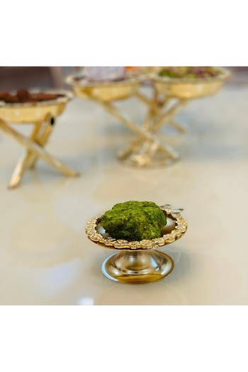 AZADE BAKIR Gold Brass Butterfly Lucky Dish