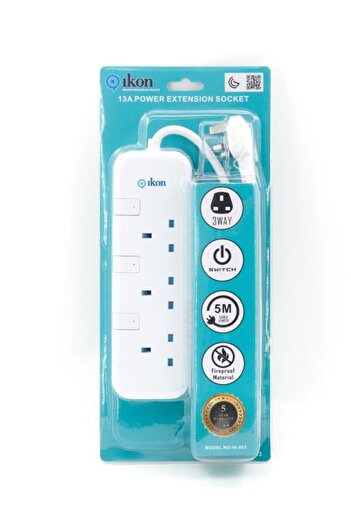 Ikon IK 3WayExtsn+5mtrCable IK-803
