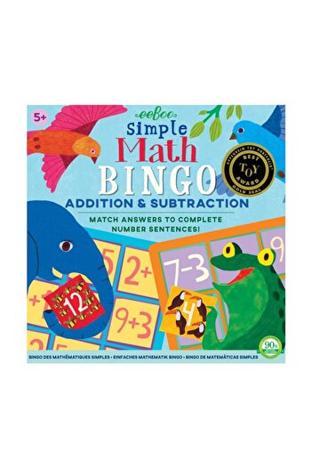 SDX Market Joc educativ Montessori Matematică Bingo simplu