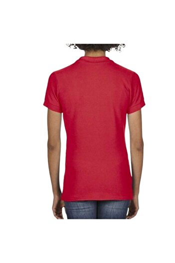 OEM Women's double pique polo shirt - RED
