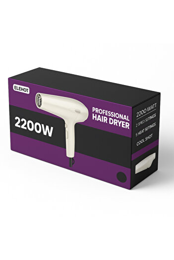 TSUMAB Professional Hair Dryer 2200W – High Power Styling Blow Dryer