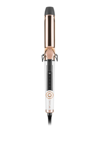 ETA Fenite 7327 90010 curling iron, 48 W, 130-210 °C, Titanium finish, diameter 33 mm, white