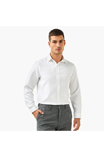 FAV Regular Fit Dobby Formal Shirt