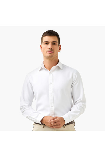 FAV Regular Fit Dobby Formal Shirt
