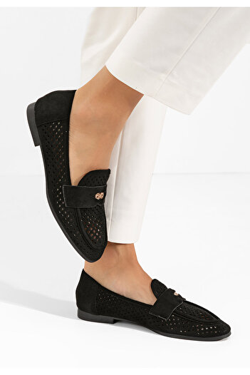 B T Shoes μοκασινια καλοκαιρινα Damaris μαύρα