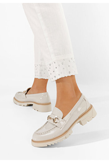 B T Shoes Μοκασίνια γυναικεια Serina μπεζ