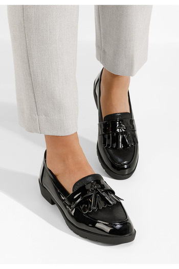 B T Shoes Loafers γυναικεια Luciara μαύρα