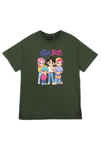 fame-stoned K-Pop Demon Hunters - Saja Boys Baby Saja Printed Unisex 100% Cotton T-Shirt