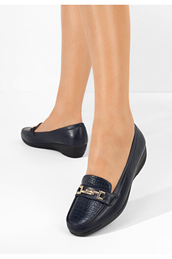 B T Shoes Μοκασίνια γυναικεια Mabelle μπλε