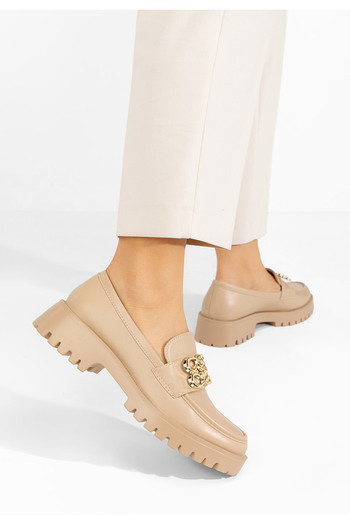 B T Shoes Loafers γυναικεια Cheryl χακι