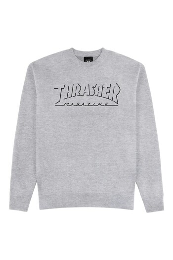 Thrasher Shadow Mag Logo Crew S Sweatshirt