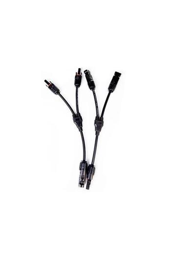 EcoFlow Cablu de conectare paralel Solar MC 4 EFPV-LTY 2 CBL 0.3 M, Lungime 0.3 m (Black)