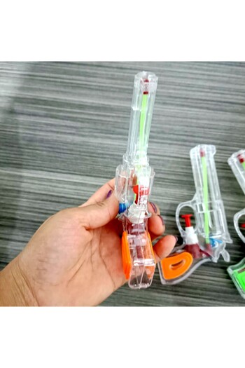 Flippy Water Toy for Kids, Plastic, 16 x 5 x 2 cm, Transparent/Orange