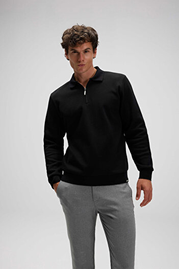 Ellesse Men's Polo Sweatshirt Em602-Bk
