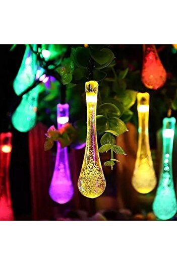 Flippy Christmas Installation, Droplet-Type, 20 LEDs, 5 meters, Multicolor, Solar Energy, Light Sensor, Fli