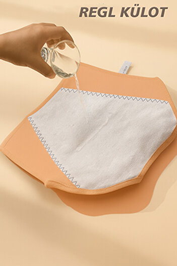 REYNEV Super Absorbent Ultra Hygienic Salmon Menstrual Panties, Effective All Day and Night Leak-Proof Menstrual Panties