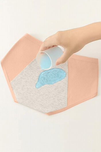REYNEV Super Absorbent Ultra Hygienic Salmon Menstrual Panties, Effective All Day and Night Leak-Proof Menstrual Panties