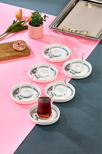Cooker 6-Piece Lyon Porcelain Tea Plate