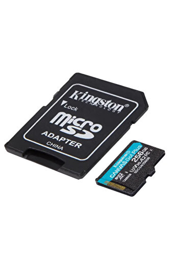 Kingston Paměťová karta SDCG4/256GB, microSDXC + SD adaptér