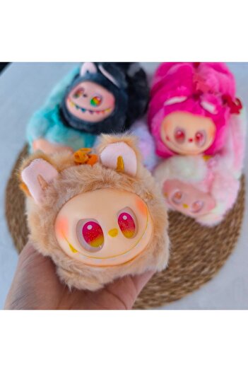 senacacollection Labubu Plush Drawstring Pencil Case Imported Plush Pen Holder 1Pc
