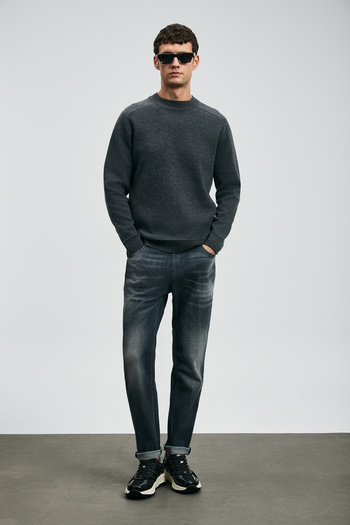 Lufian Hegel Spor Jean Erkek Pantolon Slim Fit Gri