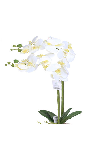 co arma Artificial orchid tree simulating a natural orchid tree with 2 branches and a plastic pot, 70 cm high