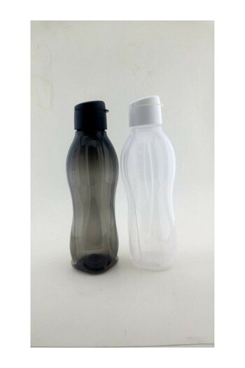 Tupperware Black and White 1Lt Eco Bottle Set