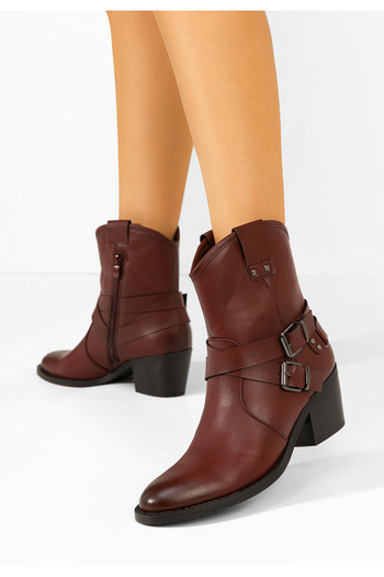 B T Shoes Lestery lady's hammer, dark brown