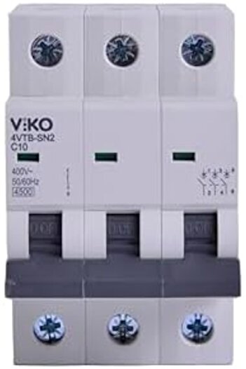 STOREMAX Polysight 4Vtb-3C10 Automatic Fuse 4.5Ka Type C 3 Pole 10A Trendzap 467437