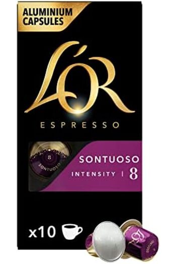 L'OR Espresso Sontuoso Intensity 8 Coffee Capsules Pack of 10