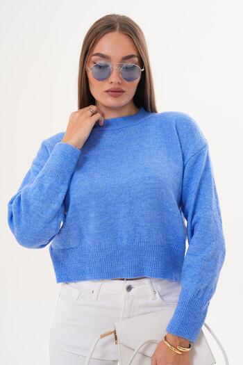 ŞİMAL Women's Crew Neck Knitwear Knitted Sweater 255292 -