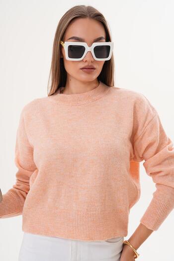 ŞİMAL Women's Crew Neck Knitwear Knitted Sweater 255292 -