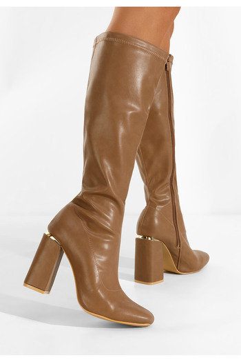 B T Shoes Ψηλές μπότες Paulena Χακι