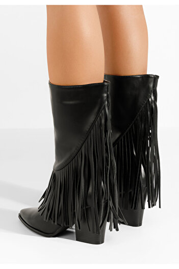B T Shoes Καουμπόικες Μπότες Salla Μαύρα