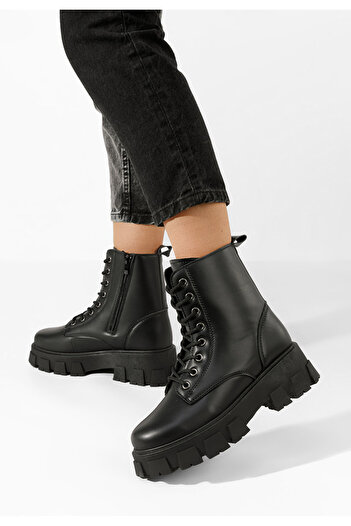 B T Shoes Αρβυλάκια γυναικεία Mesha μαύρα