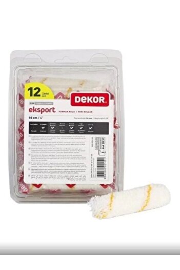 Dekor Finger Roller Refill 10cm - Box of 12 Pieces