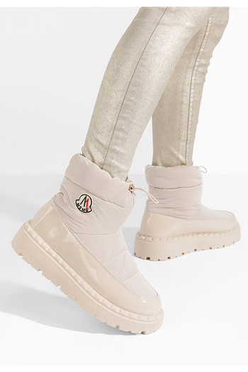 B T Shoes Γυναικείες Μπότες Χιονιού Astuvia μπεζ