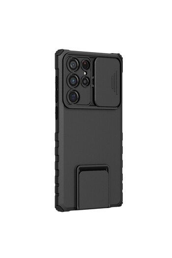 Flippy Defender Case with Stand for Samsung Galaxy S24 FE, Flippy, Adjustable Support, Shockproof, Sliding